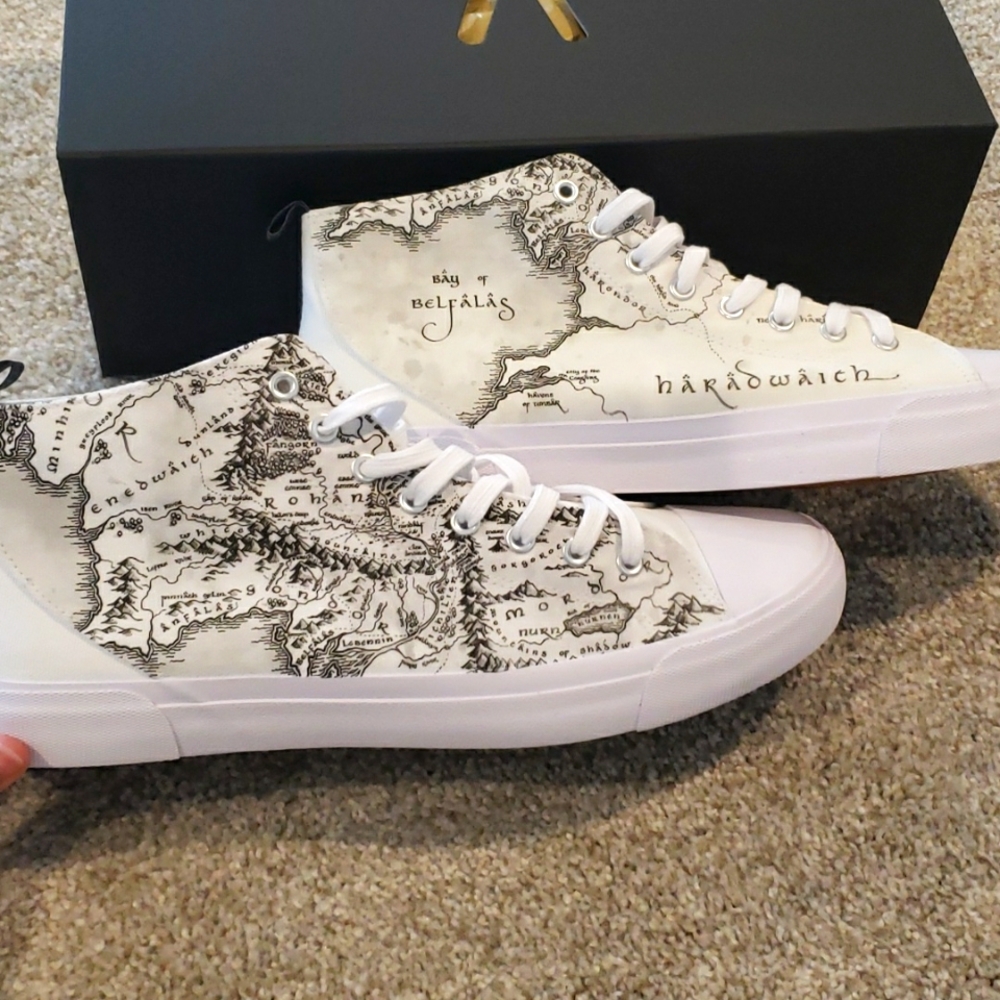 Lord of the Rings Converse Style Shoes